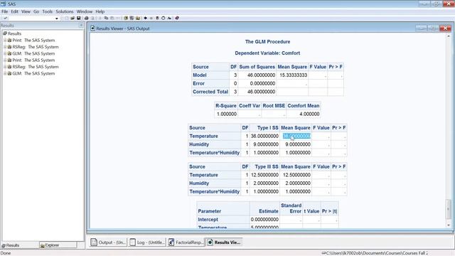 How to Construct ANOVA Table from the Effect Estimates from the Factorial Design of Experiments DOE