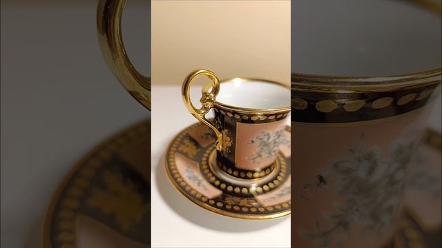 Кофейная пара Лимож антикварная / 279244.