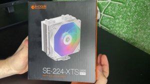 Распаковка куллера на процессор id-cooling se-224-xts argb white