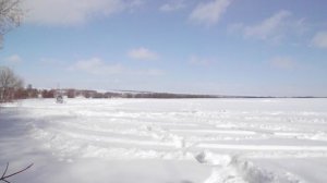 Катание на аэросанях с аэродинамическими рулями.