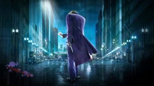 Суперзлодей Джокер под Дождем - Joker Night City Rain - Живые Обои