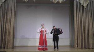 Плясовая Смоленской области "Вишенка" поёт Каренышева Надежда 13 лет