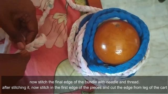 DIY floor/door mat with waste t-shirts in home(Tamil-with English subtitles) смотреть онлайн