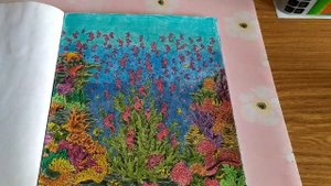 Законченная раскраска Геоморфозы Керби Розанес