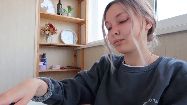 ВЛОХ *И ДР. / мой продуктивный день *взрывные сверхзадачи* (нет) / учу английский и пью литры какао