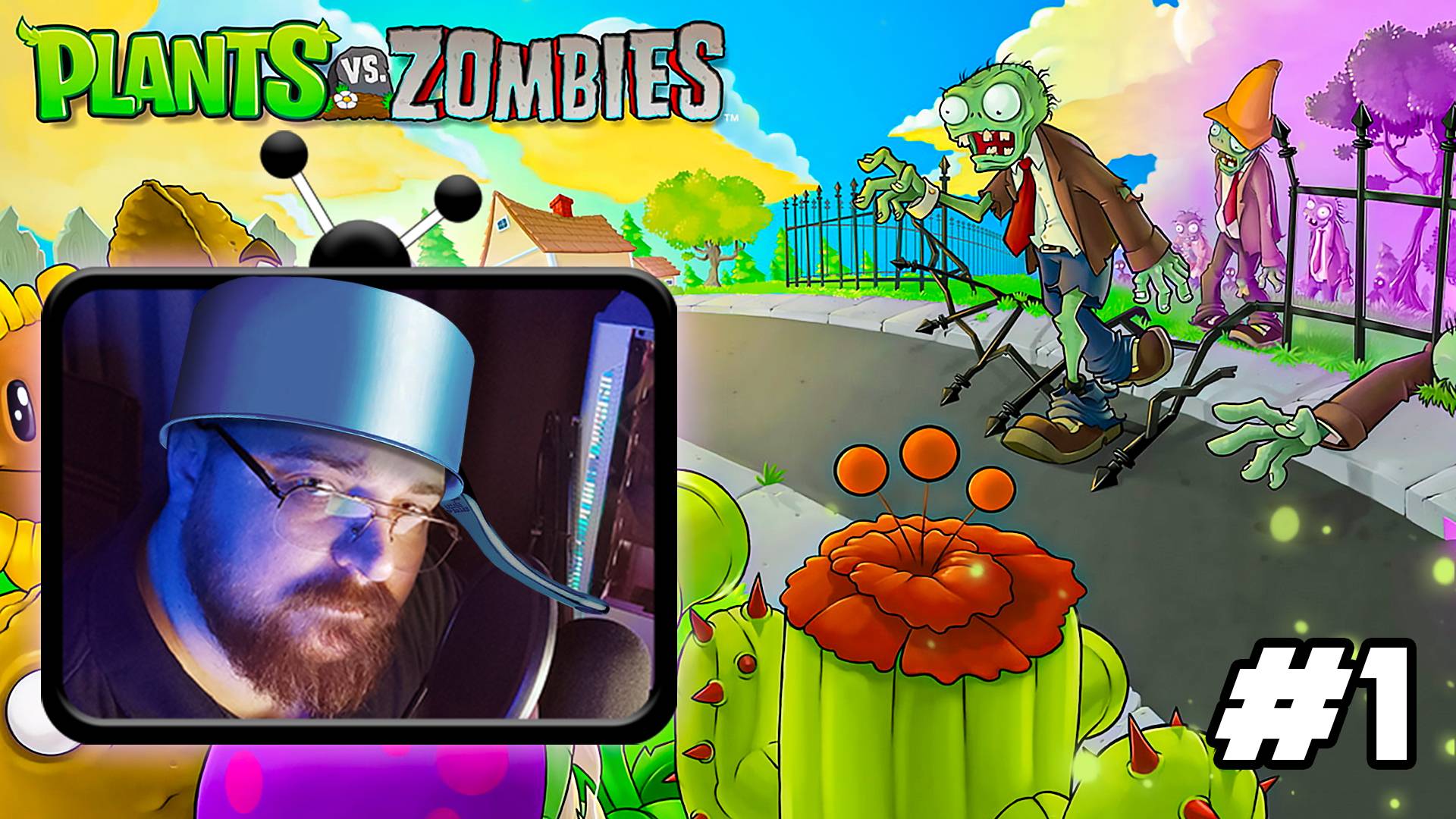 🧟Plants vs Zombies🧟►Начинаааем :) - #1 #perendukin #plantsvszombies