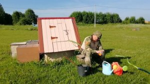 09.06.2024 Первый редисон 24г. , доложил дровничек, прополка .