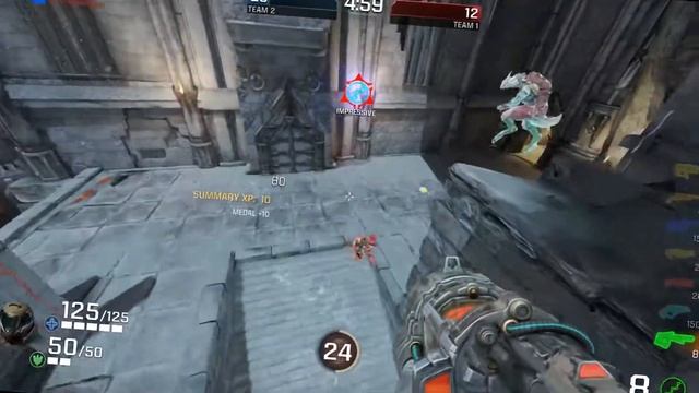 Quake Champions (TDM) DOOM SLAYER смотреть онлайн