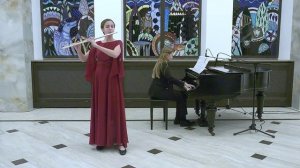 П.И. Чайковский "Ария Ленского" Исп. Анна Чуракова 12 лет (флейта) и Евгения Кудоя (фортепиано)