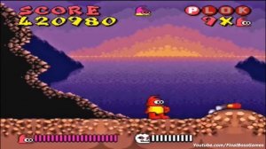 Plok - All Bosses ( Snes )