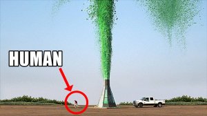 Самый Высокий в Мире Вулкан Из Зубной Пасты (Mark Rober Nasa | Мар Робер НАСА)