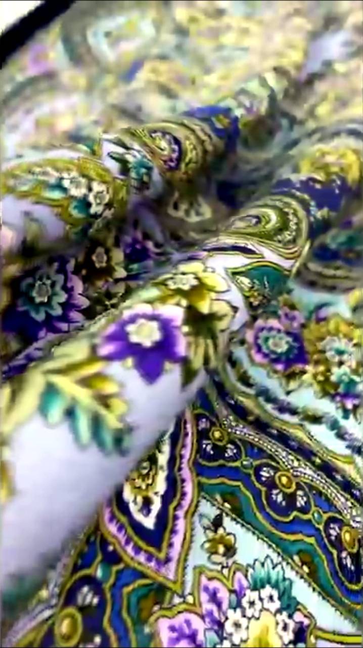 Павловопосадский платок «Переплетение судеб» 1876-14 смотреть онлайн