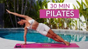 Move with Nicole - 30 MIN FULL BODY WORKOUT | Power Pilates With Weights (Intermediate)