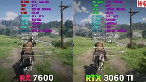 RX 7600 vs RTX 3060 Ti / Test in 10 Games