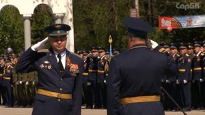 В Энгельсе провели свой парад ко Дню Победы