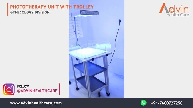 Gynecology Equipment Phototherapy Unit with Trolley