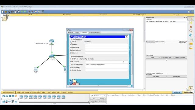 Урок 29 Cisco Packet Tracer. Динамическая IP адресация. Объясняем работу и настройку протокола DHCP смотреть онлайн