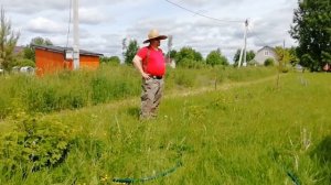 18.06.22 Забыл еду в городе, река и грядки спасли. Рыбалка на р.Волхов. Щучки.