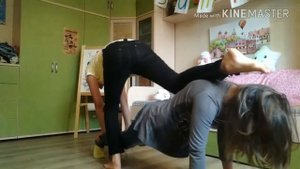 Yoga Challenge |•| Чуть не сломали спины