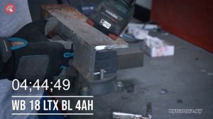 METABO ПРОТИВ! Аккумуляторная ушм METABO WB 18LTX BL и сетевая болгарка на 1100 Вт