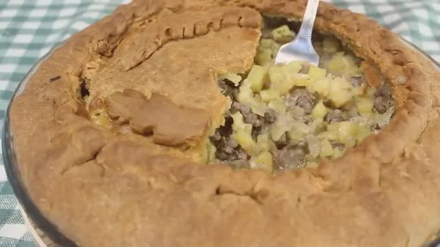 Балиш! Татарский пирог с мясом и картошкой. Татарская кухня.