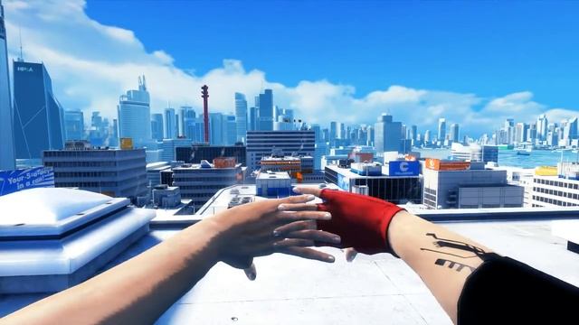 Mirror's Edge 1-Проходим обучение-играем в сюжетку