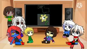 Реакция персонажей Undertale на Horrortale 2(Gacha Club)(без сюжета)