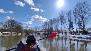 Сплав на пакрафте по речке Истра