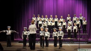 "Мы моряки". Исполняет младший хор капеллы мальчиков "Орлята"