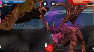 ULTIMASAURUS HUNTING BIG PREY in Jurassic World The Game