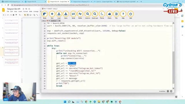 Telegram Bot HTTP API, Maker Pi Pico dan CircuitPython | Klinik Digital Making