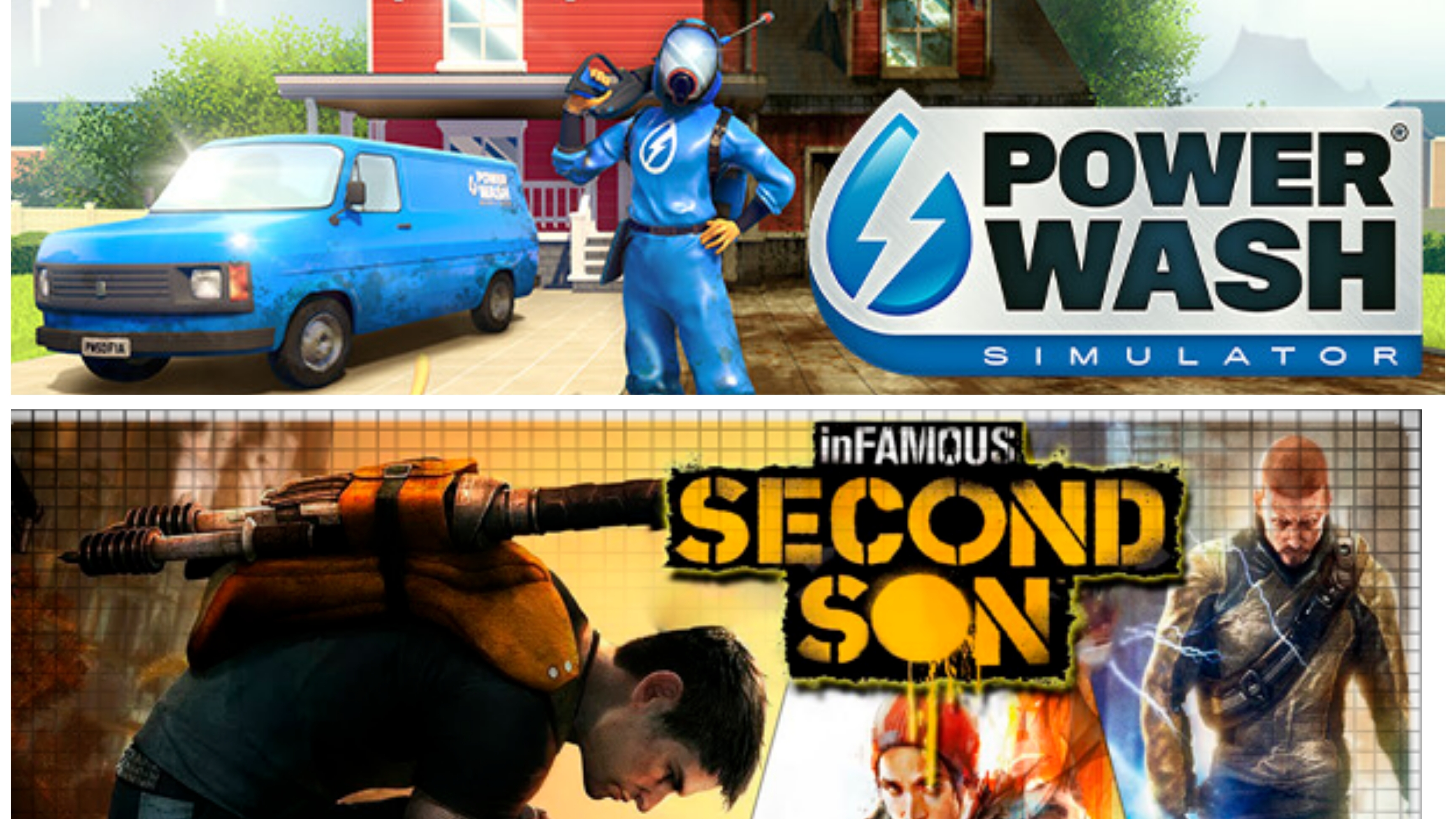 Обзор коллекции для PlayStation. #10. PowerWash. Второй сын.