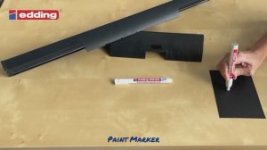 Маркер edding 8046  Ready White IndustryPen, перманентный, промышленный