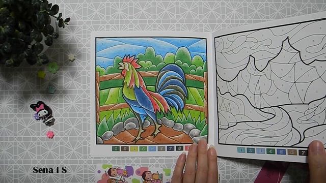 РАСКРАШЕННОЕ за три МЕСЯЦа Сладкий мир По номерам Лисопад / Сompleted Coloring Pages / SenaiS Art