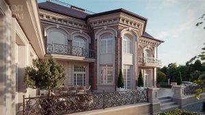Cовременный дом в классическом стиле