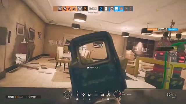Rainbow 6: Siege | 350 ping EU server clutch ace смотреть онлайн