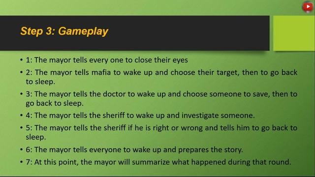 How to play MAFIA game in English