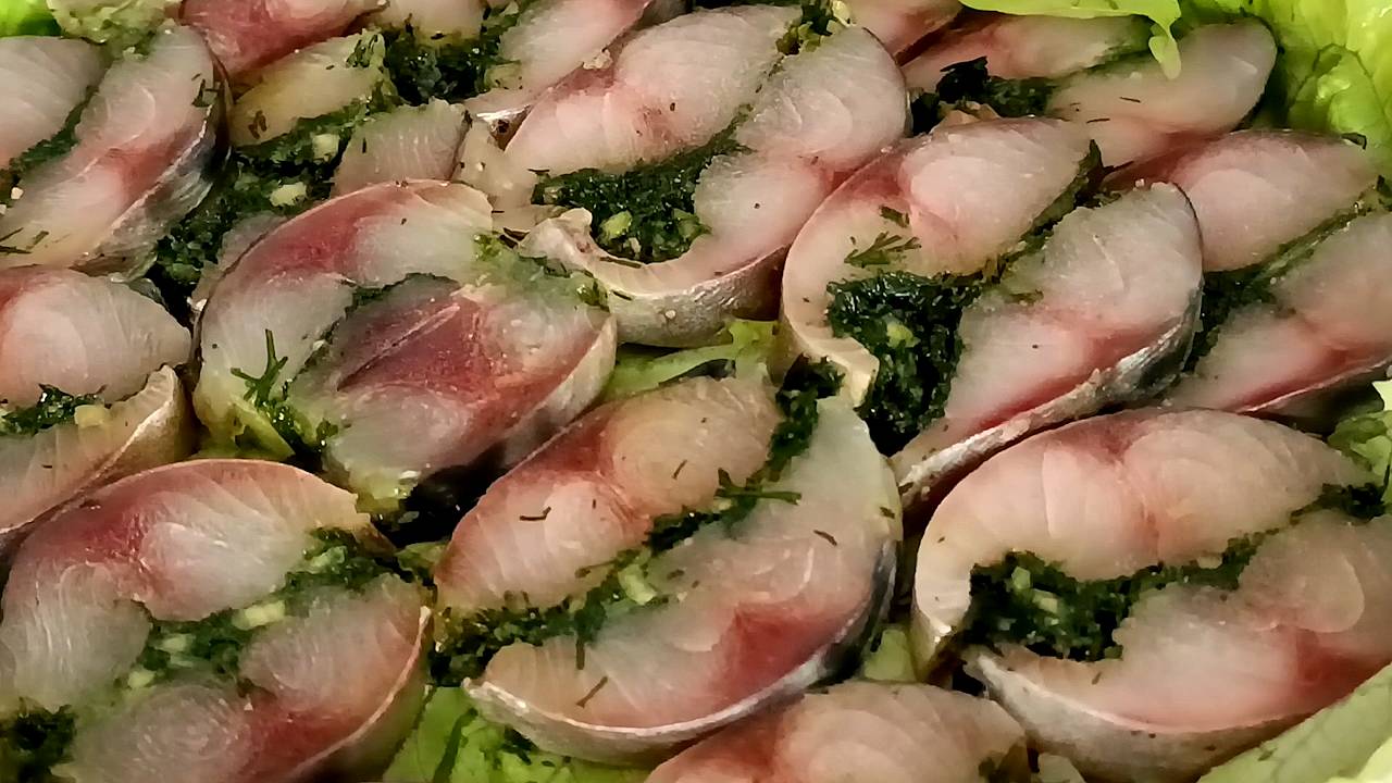 📌 Слабосоленая СКУМБРИЯ 🐟 "Мурманское сало"