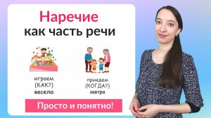 Что такое наречие? Наречие как часть речи