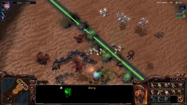 StarCraft 2 HotS - Arcade #89 - Desert Strike HotS - Schwarmhörstel Attacke [HD] смотреть онлайн