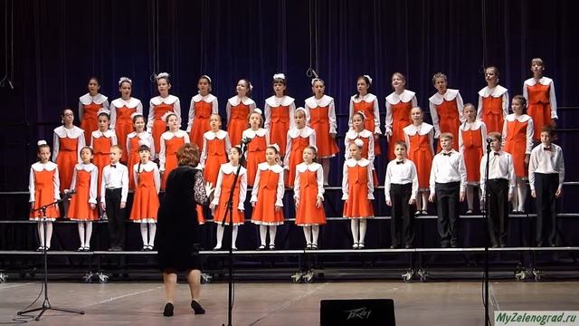 "Весенний кводлибет" (3 немецкие песни в обр. Е. Подгайца). Хор 3-го класса ДШИ им. С. П. Дягилева