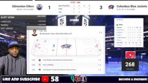 Columbus Blue Jackets vs Edmonton Oilers Live Game Audio NHL Live Stream