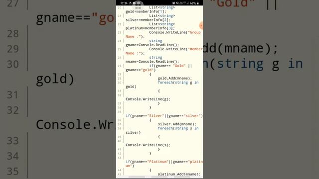 Csharp programming retrieve club member details