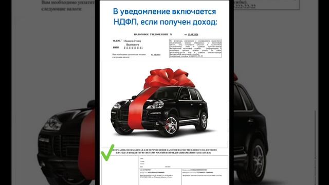 В каких случаях в налоговом уведомлении отражаются начисления по НДФЛ?