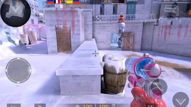 Играем Standoff в потасовку снеговиков смотреть онлайн