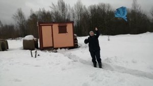 20 января,немного ревизии и радости от запуска змея.