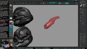 3D Character Sculpting - Marco Plouffe's Twitch Stream of 2024-02-20 - Panel Loops