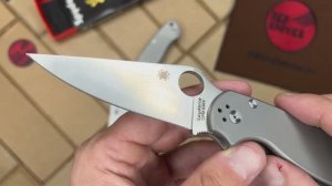 Spyderco Paramilitary 2 + FRAG версия (Титан) Реплика - обзор