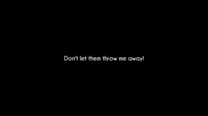 Korn - Throw Me Away [Lyrics Video]