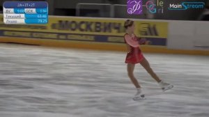 Елизавета Берестовская. Первенство Москвы среди юношей и девушек (мл.возраст) Произвольная программ